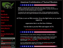 Tablet Screenshot of actsshooters.com